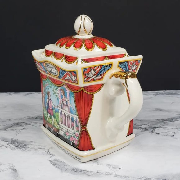 Sadler Romeo Juliette Teapot Shakespear Vintage - Picture 6 of 11